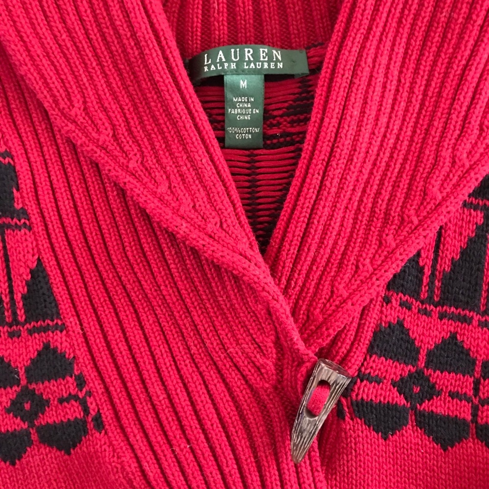 Lauren Ralph Lauren red sweater